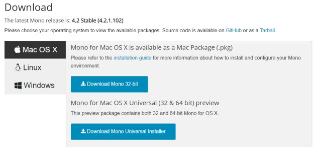 Download Mono For Mac